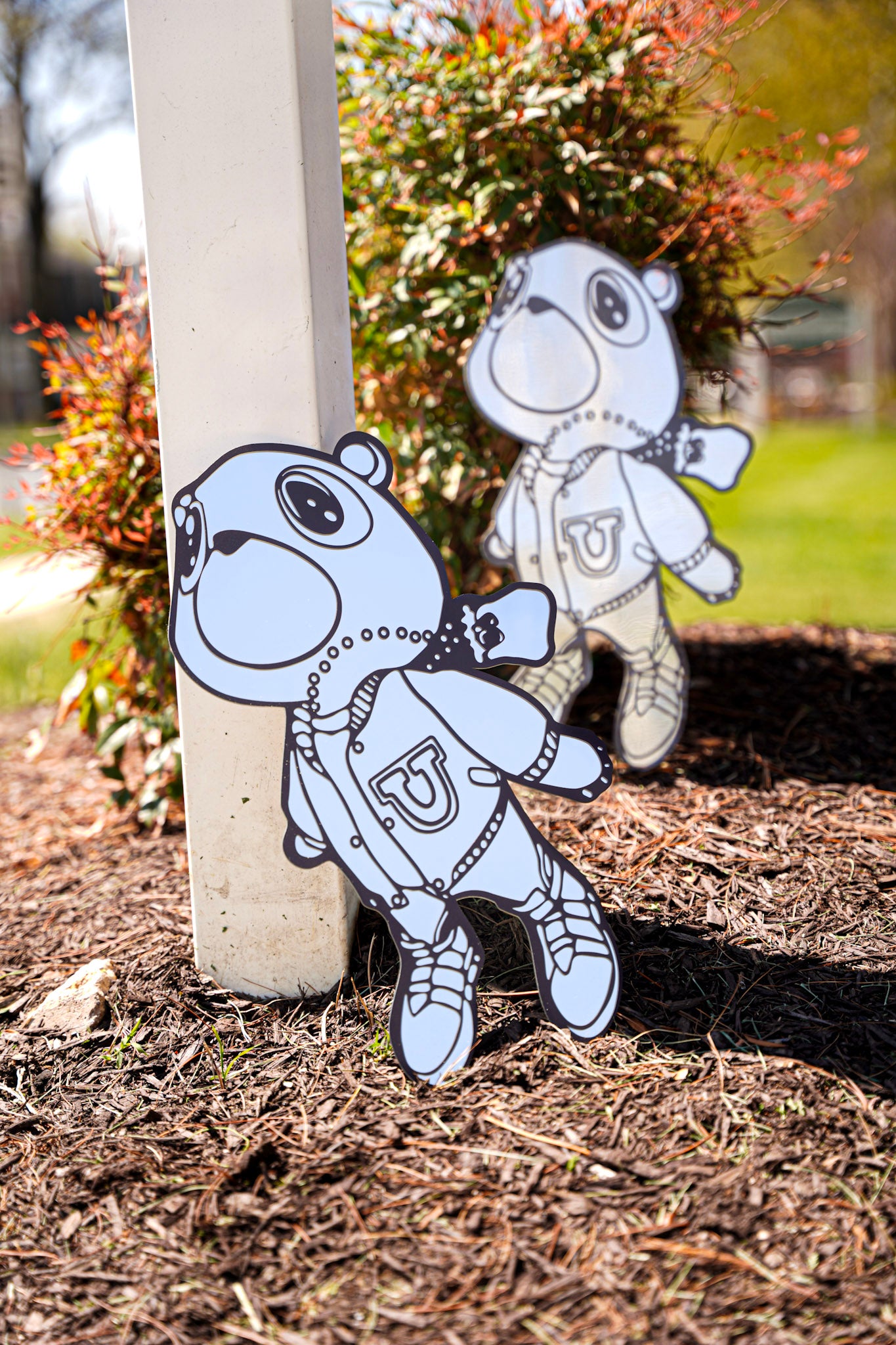 GRADUATION BEAR MIRROR